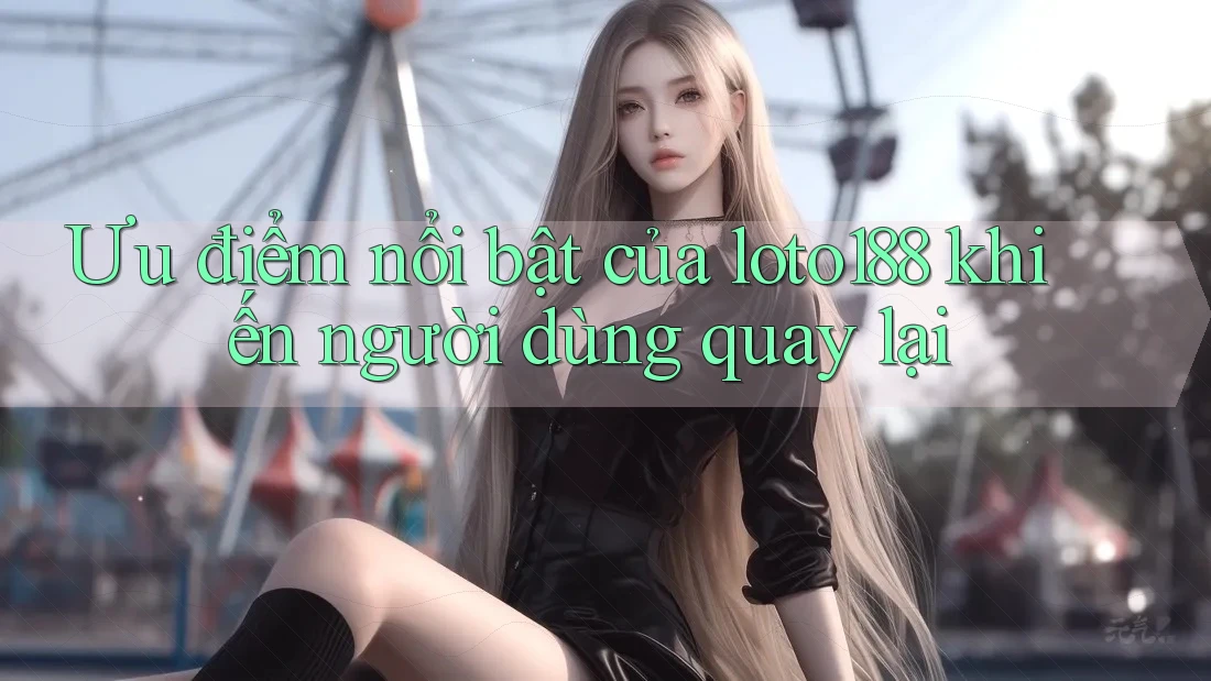 Ưu điểm nổi bật của loto188 khiến người dùng quay lại