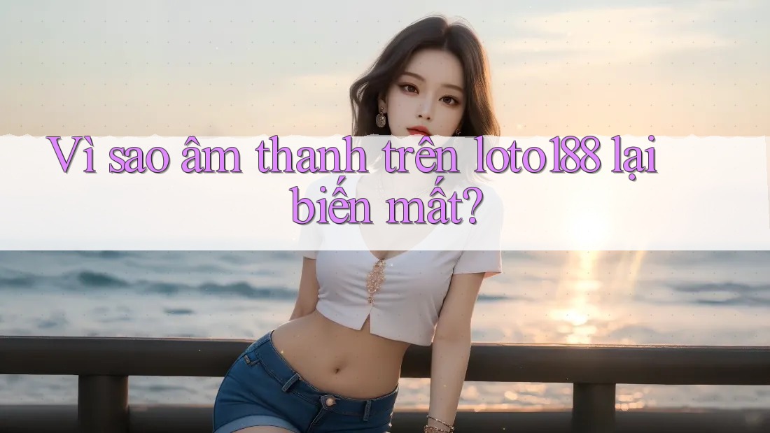 Vì sao âm thanh trên loto188 lại biến mất?